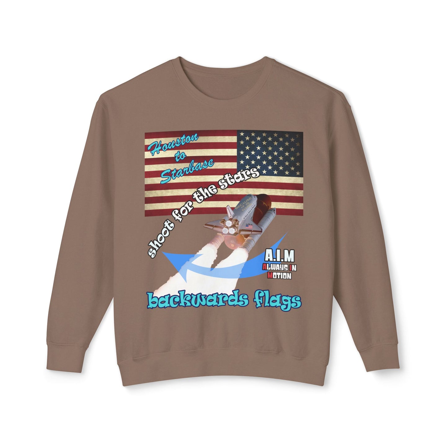shoot for the stars - Unisex Lightweight Crewneck Sweatshirt