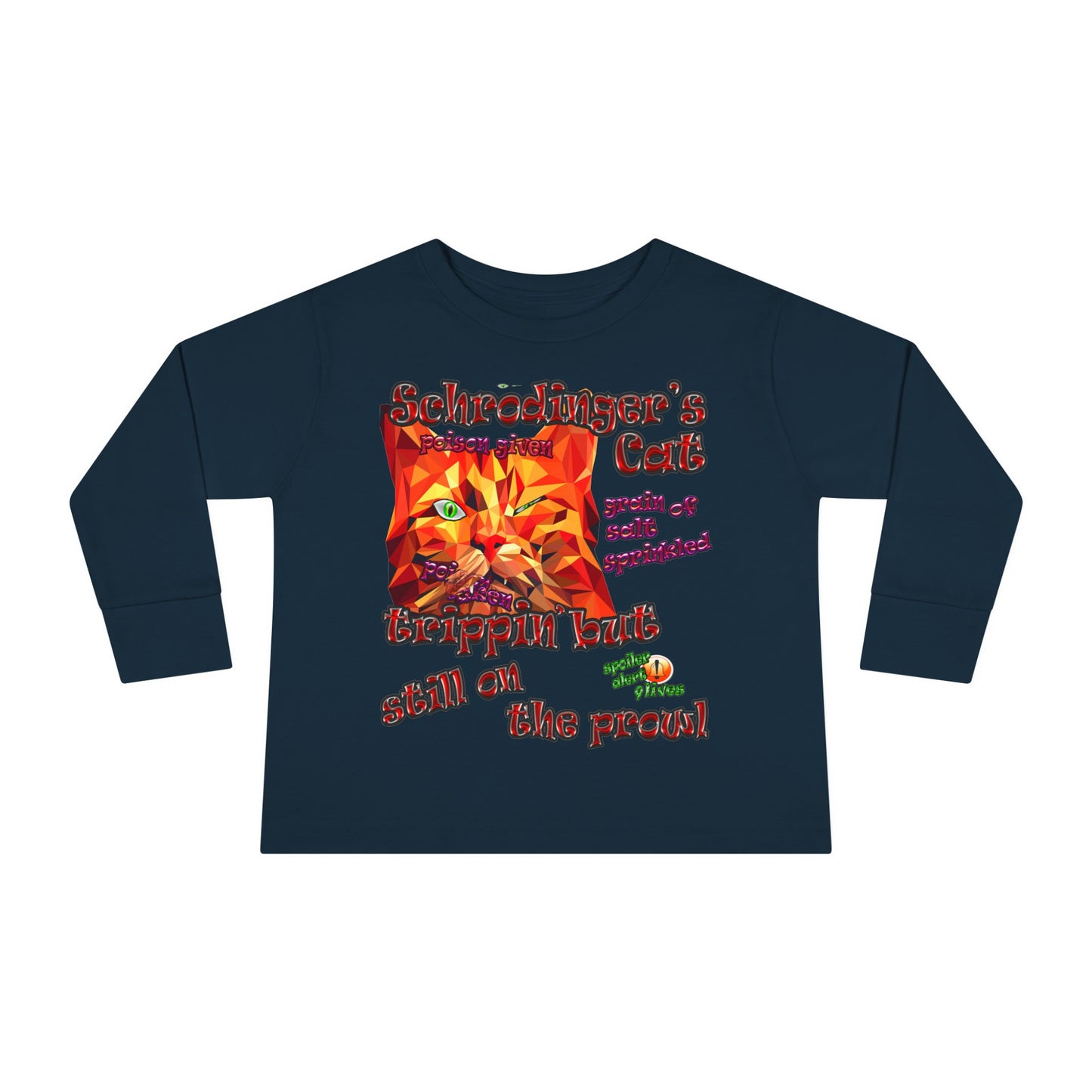 schrodinger's cat - Toddler Long Sleeve Tee
