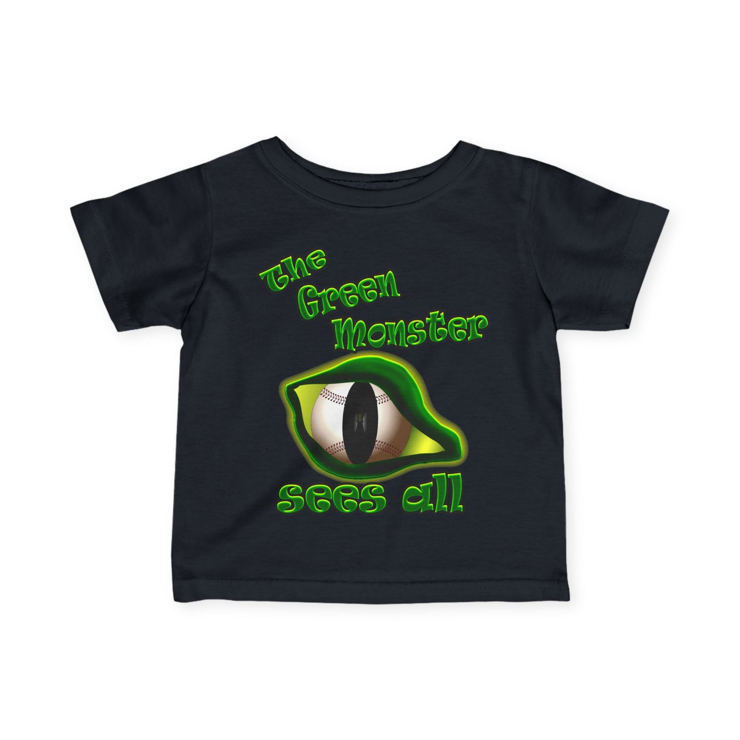 green monster - Infant Fine Jersey Tee