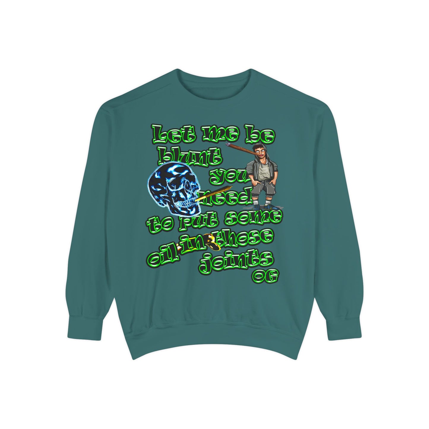 og - Unisex Garment-Dyed Sweatshirt