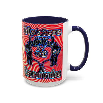 em cee squared - Accent Mug (yellow-orange wave)