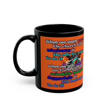 doggystyle - Black Mug (orange)