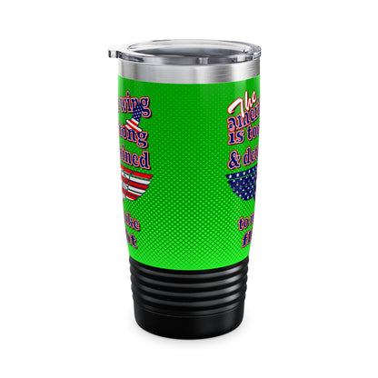 american wing - Ringneck Tumbler, 20oz (logo green)