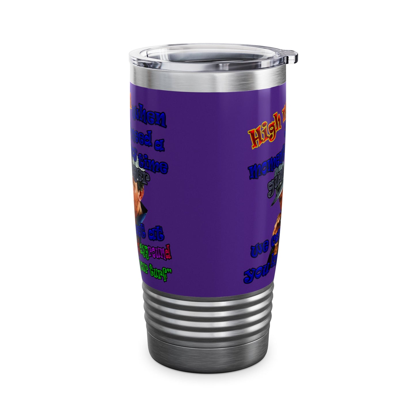 high noon - Ringneck Tumbler, 20oz (purple)