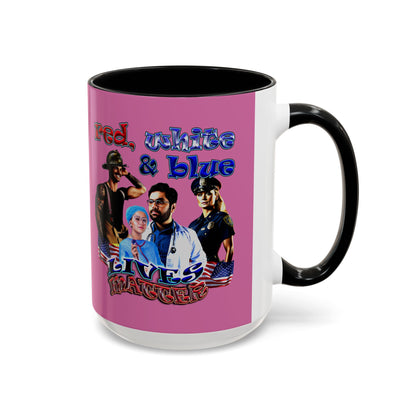 rw&b lives matter - Accent Mug (light pink)