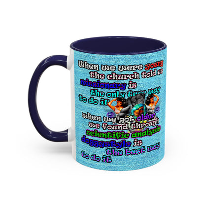 doggystyle - Accent Mug (faded blue)