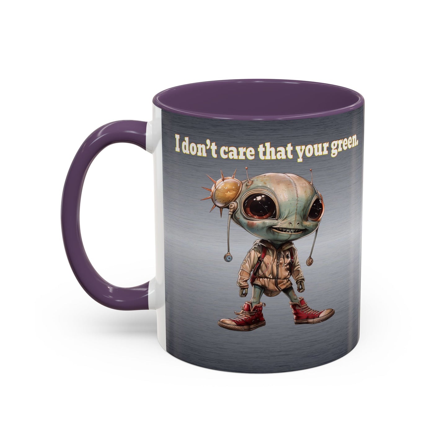 I don't care that your grey - Accent Mug (brushed nickel)