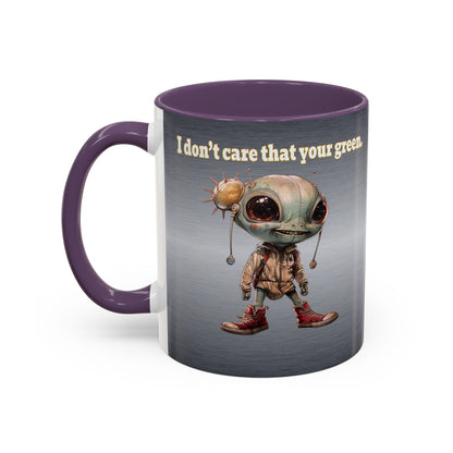 I don't care that your grey - Accent Mug (brushed nickel)