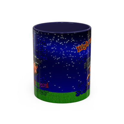 high noon - Accent Mug ('snoops' background)