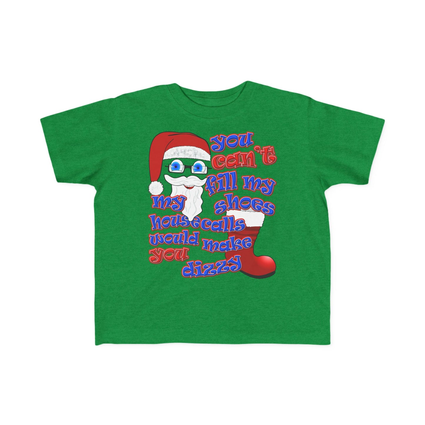santa's shoes - Toddler's Fine Jersey Tee