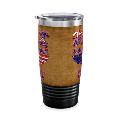 american wing - Ringneck Tumbler, 20oz (brown papyrus)