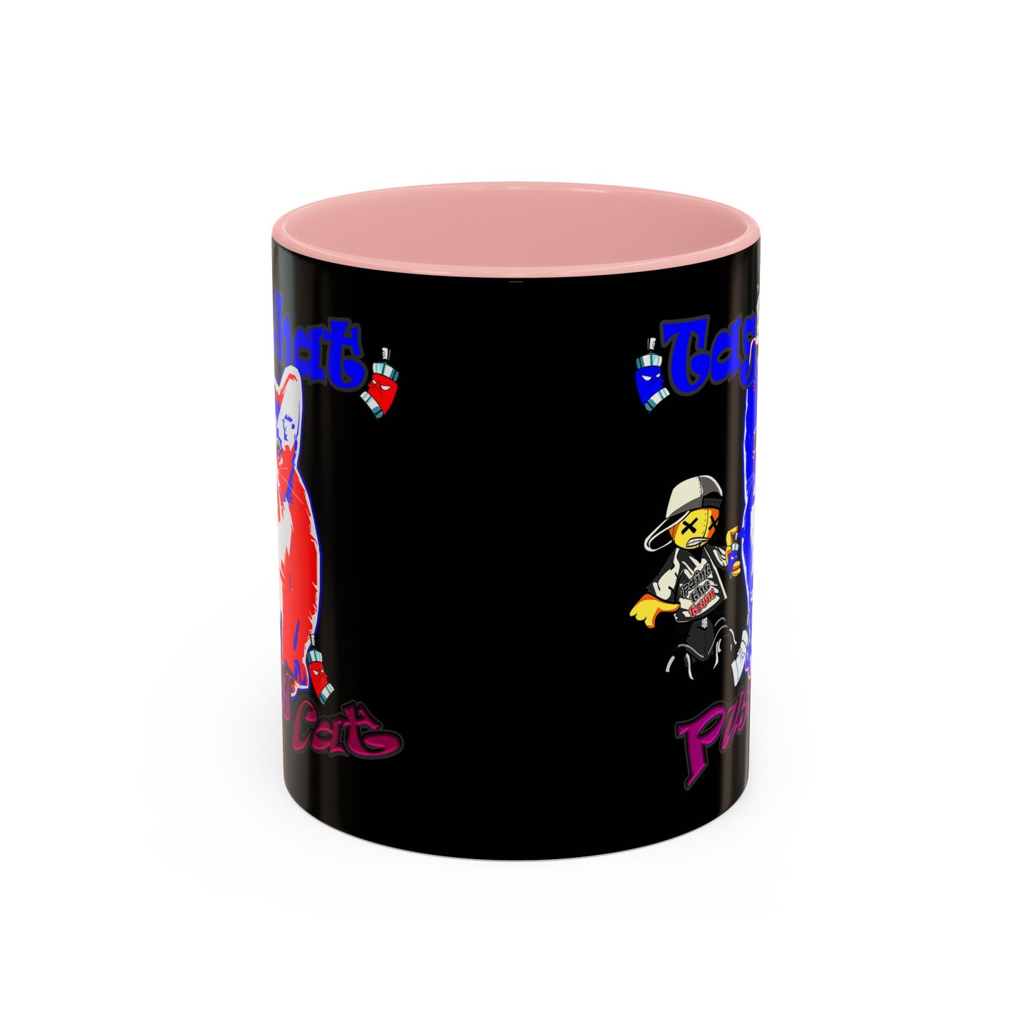tag that - Accent Mug (black)