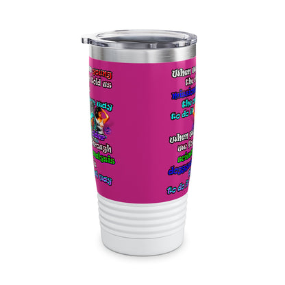 doggystyle - Ringneck Tumbler, 20oz (pink)