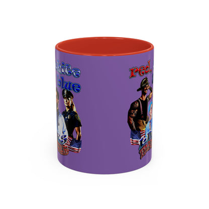 rw&b lives matter - Accent Mug (light purple)