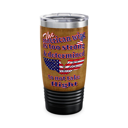 american wing - Ringneck Tumbler, 20oz (brown papyrus)