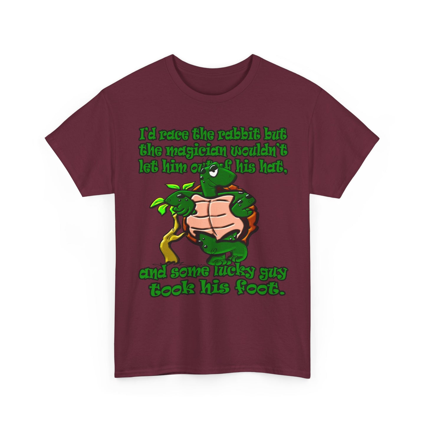 turtle race - Unisex Heavy Cotton Tee