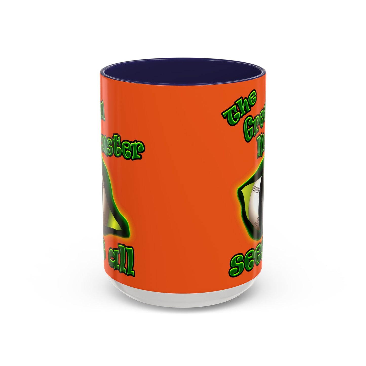 green monster - Accent Mug (orange)
