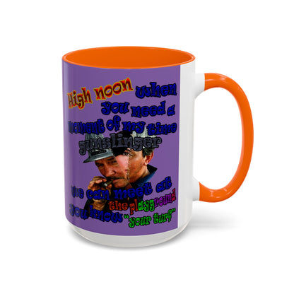 high noon - Accent Mug (light purple)