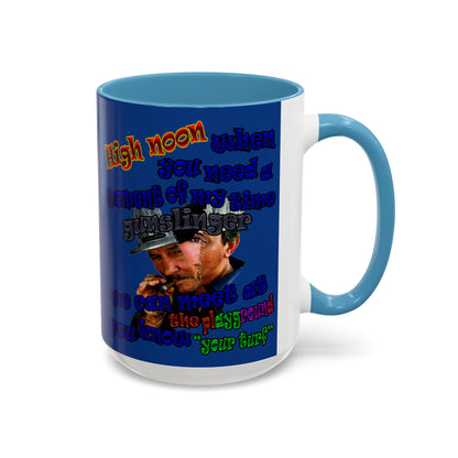 high noon - Accent Mug (dark blue)