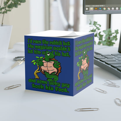 turtle race - note cube (dark blue)