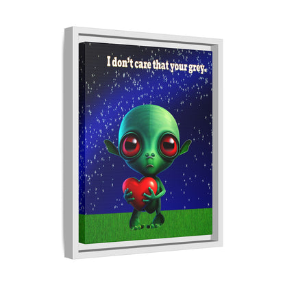 I don't care that your grey - framed canvas art ('snoops' background)