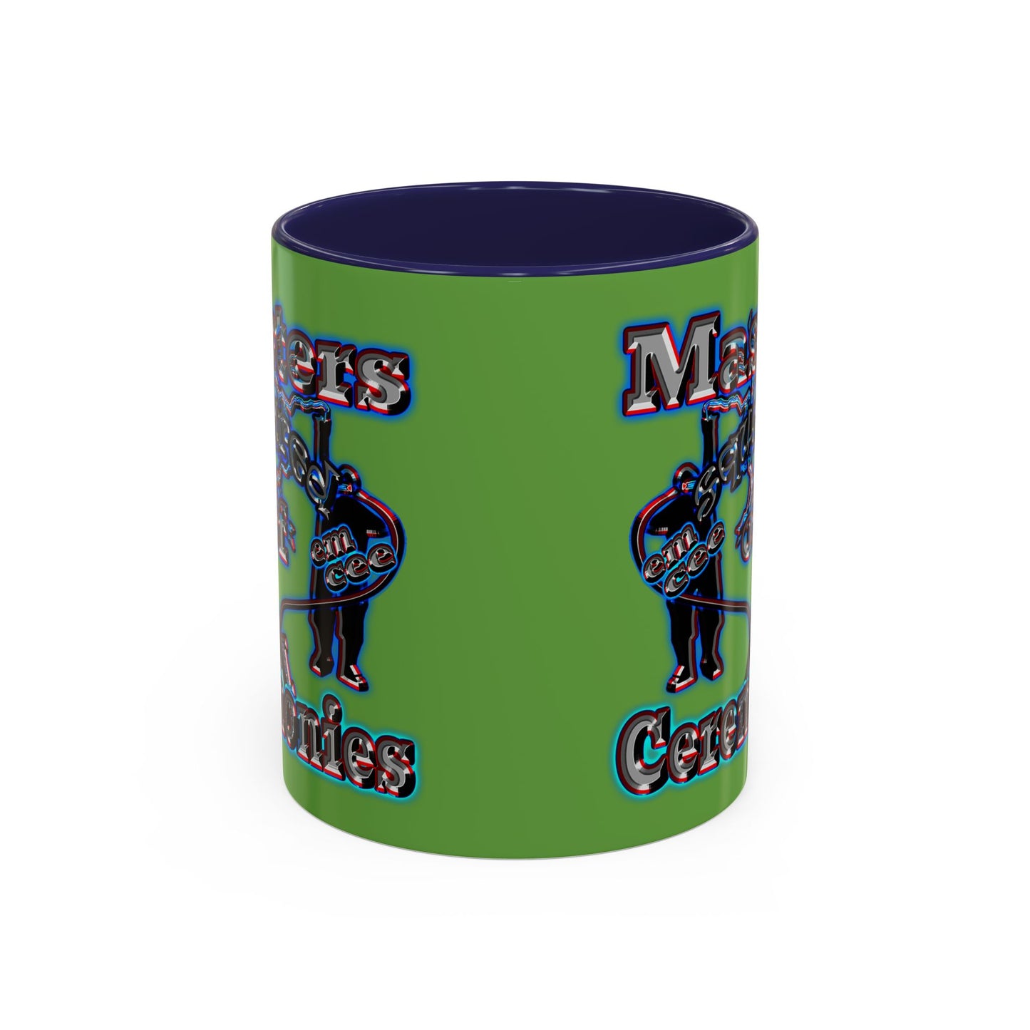 em cee squared - Accent Mug (green)