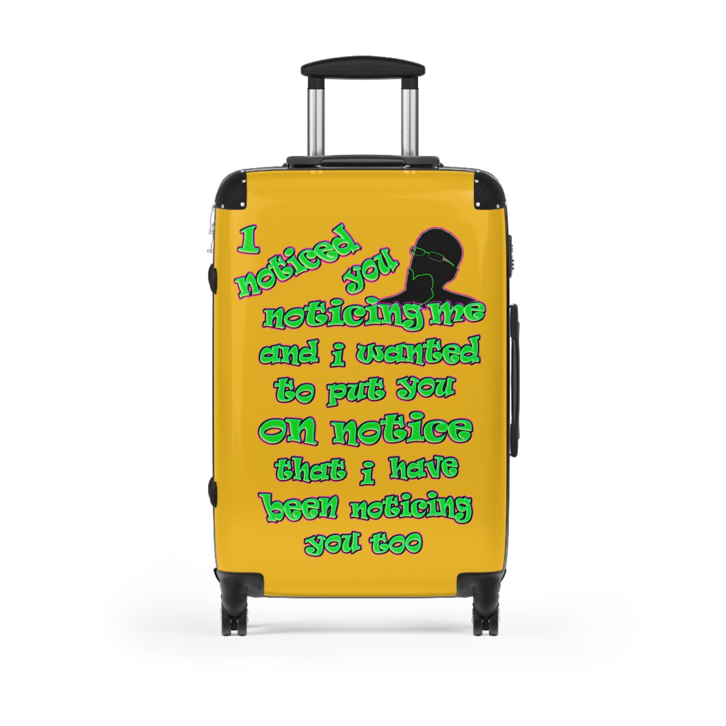 noticed you noticing - Suitcase (yellow)
