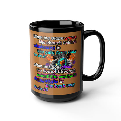 doggystyle - Black Mug (light brown)