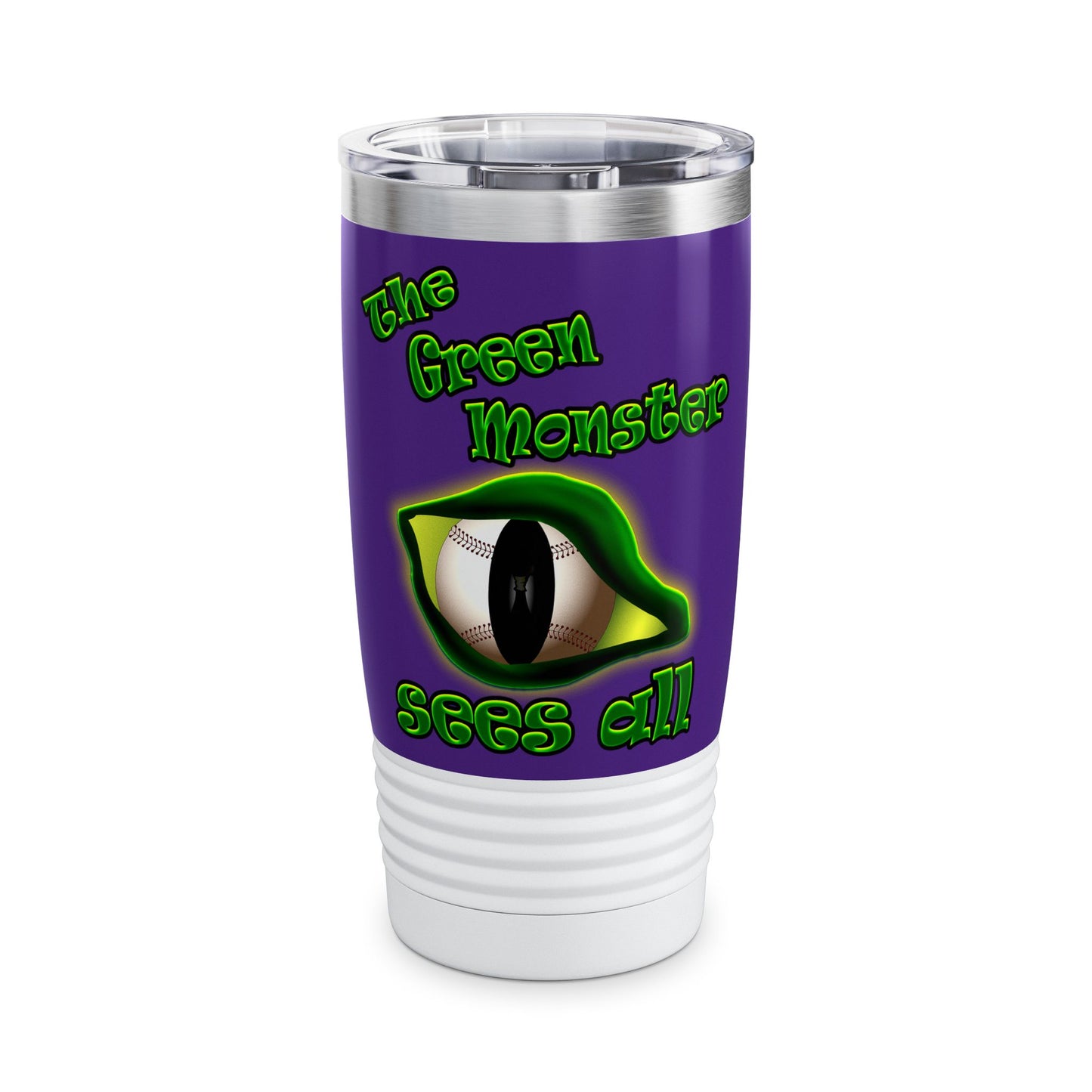 green monster - Ringneck Tumbler, 20oz (purple)