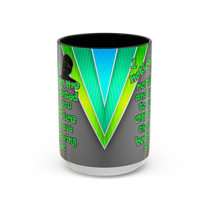 noticed you noticing - Accent Mug (rainbow split)