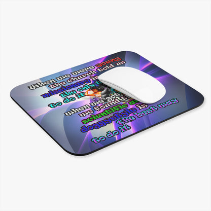 doggystyle - Mouse Pad (Rectangle) (grey-pink wave)