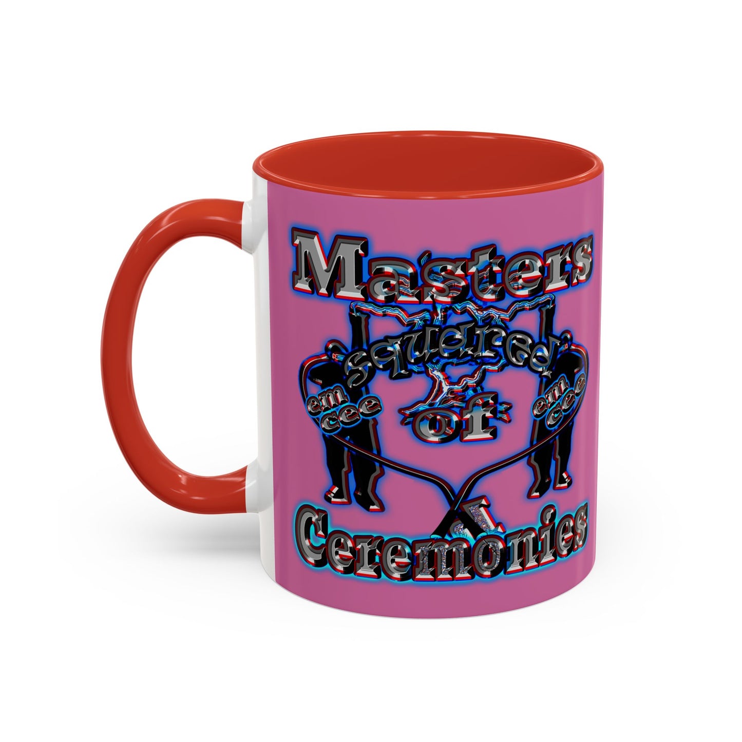 em cee squared - Accent Mug (light pink)