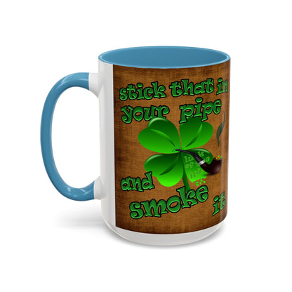 celtics logo - Accent Mug (brown papyrus)