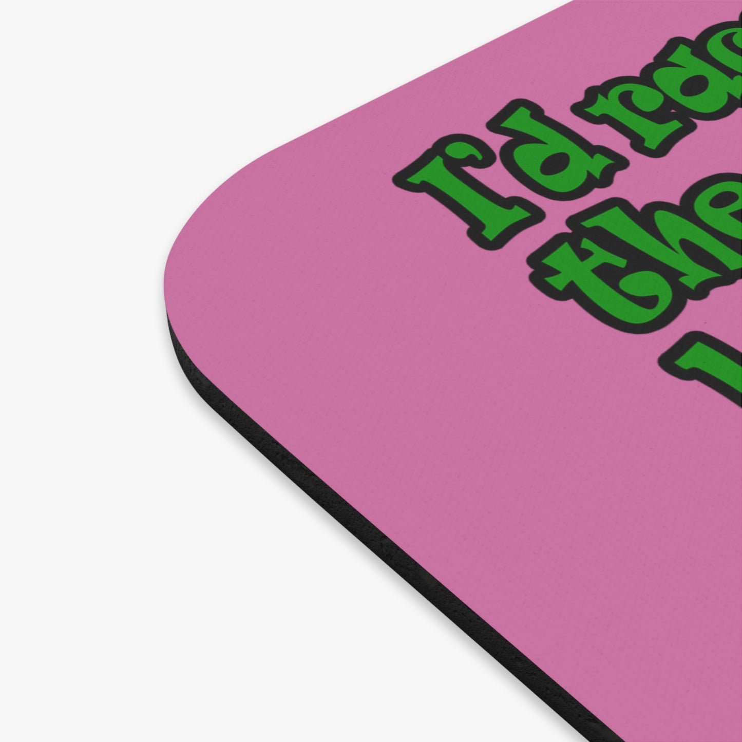 turtle race - Mouse Pad (Rectangle) (light pink)