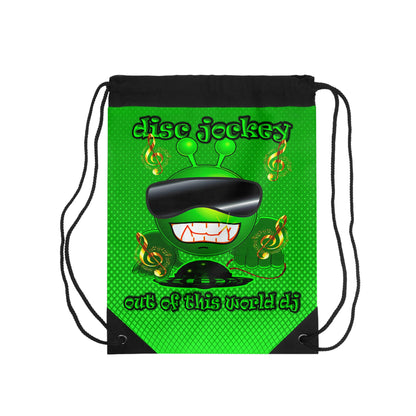 disc jockey - Drawstring Bag (logo green)