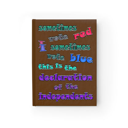 declaration of the independents - journal-blank (brown)