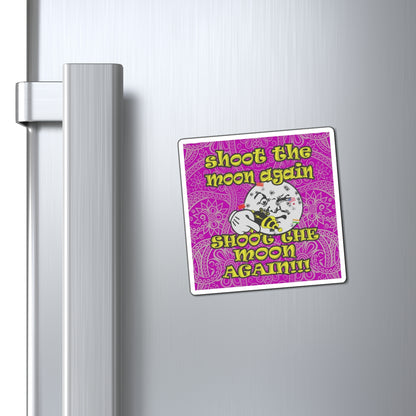 shoot the moon again - Magnets - (pink swirl)