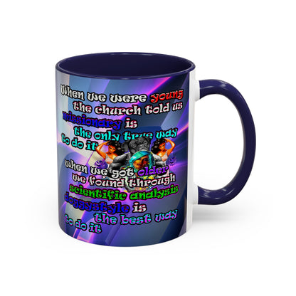 doggystyle - Accent Mug (grey-pink wave)