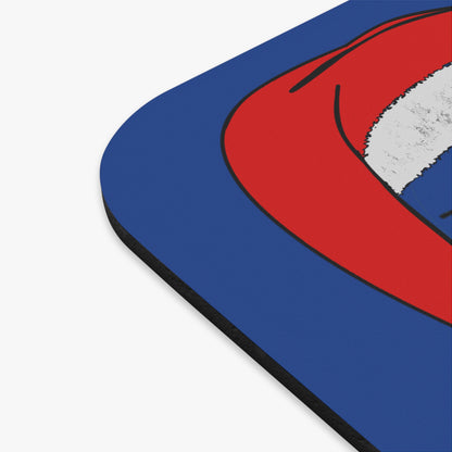 santa's shoes - Mouse Pad (Rectangle) (dark blue)