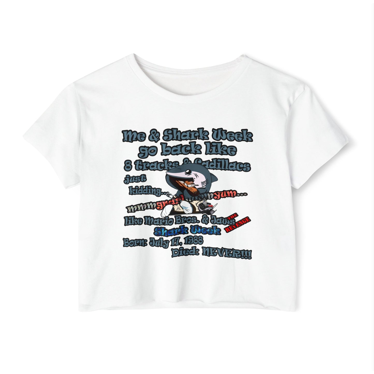 shark week - Women's Festival Crop Top