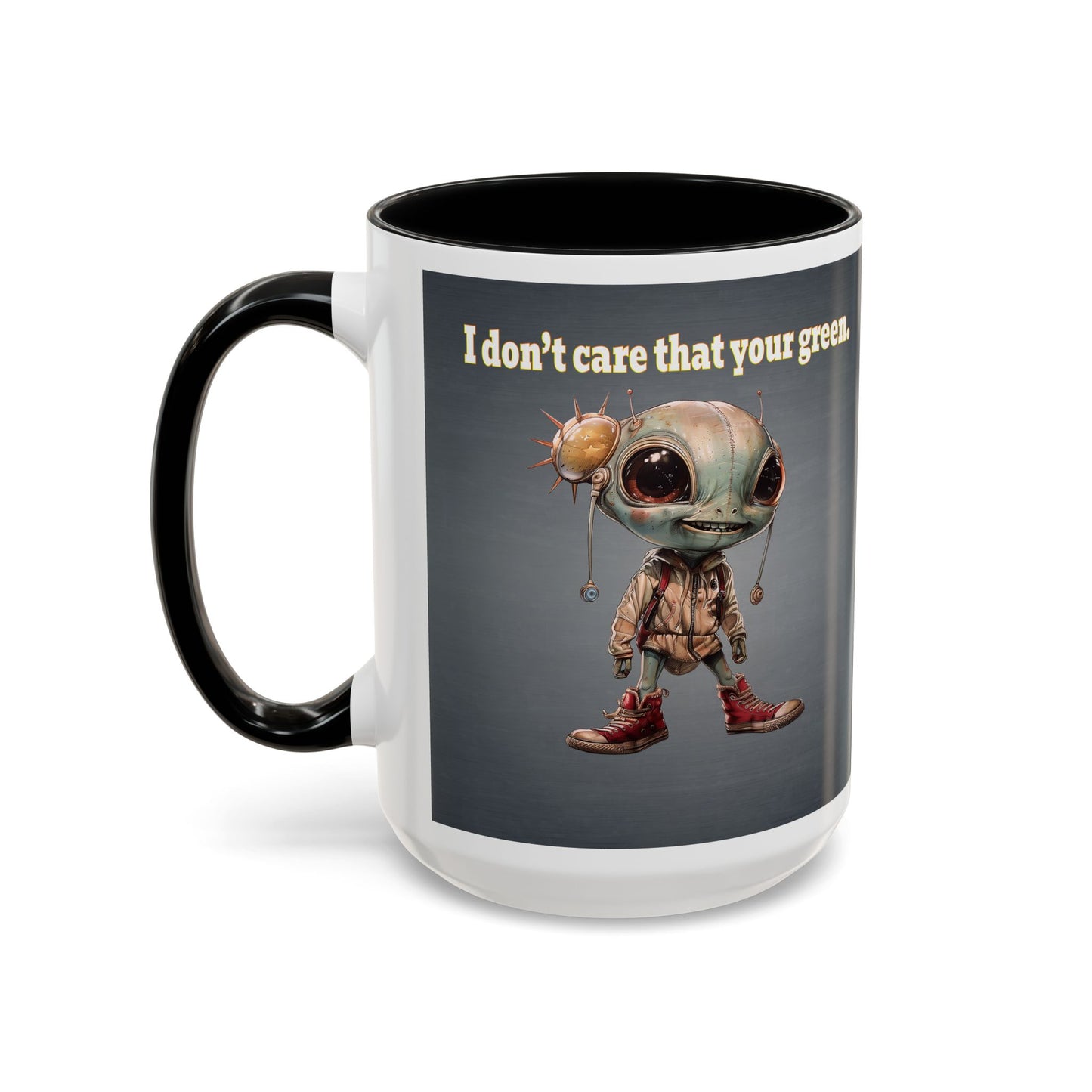 I don't care that your grey - Accent Mug (grey-light grey)