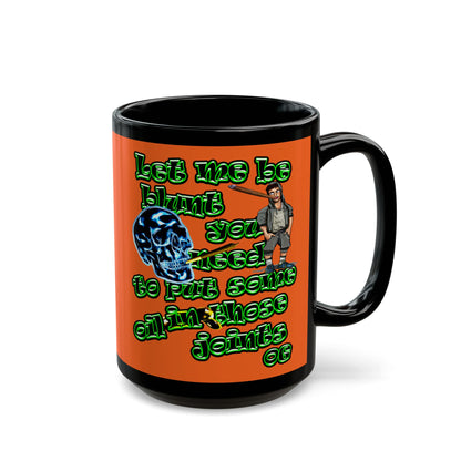 og - Black Mug (orange)