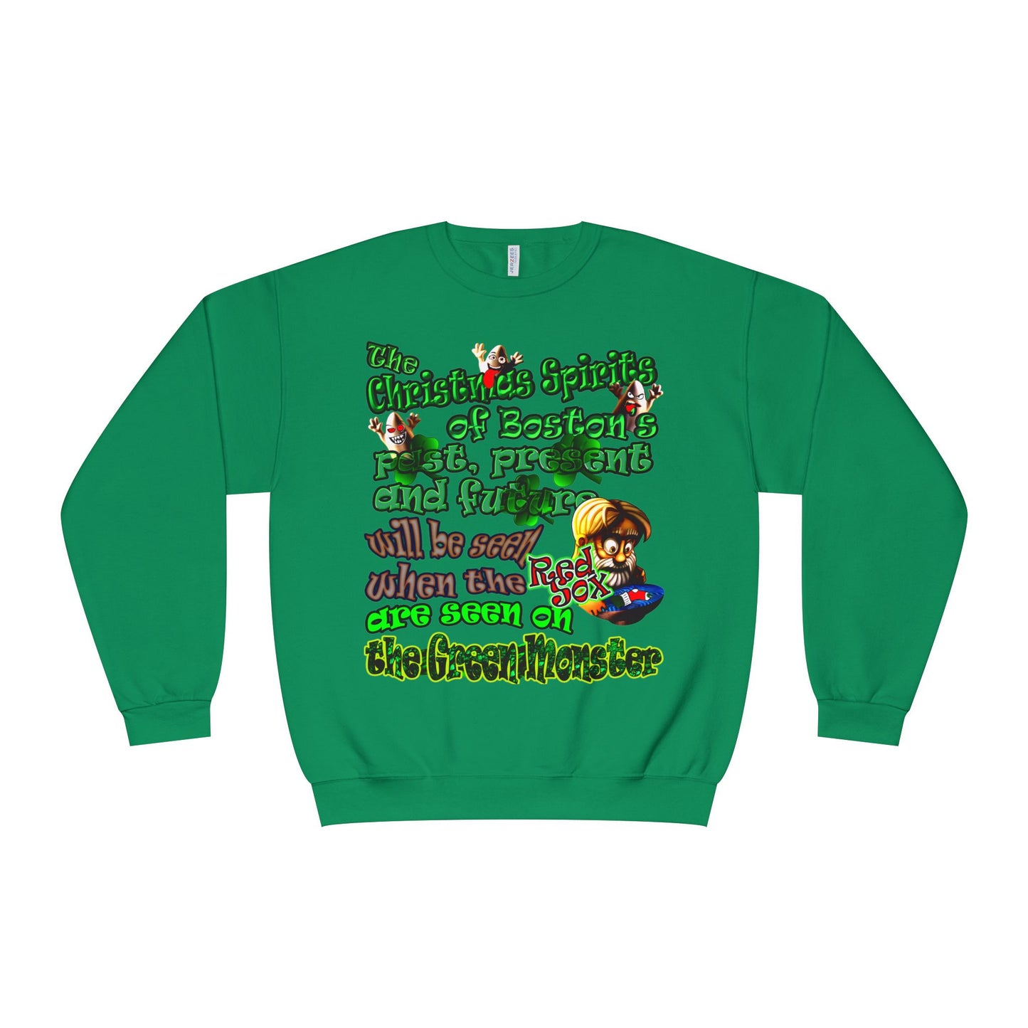 christmas spirits of boston - Unisex NuBlend® Crewneck Sweatshirt