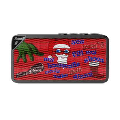 santa's shoes - Jabba Bluetooth Speaker (red)