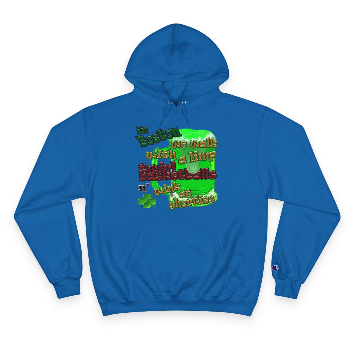 celtics logo - Champion Hoodie