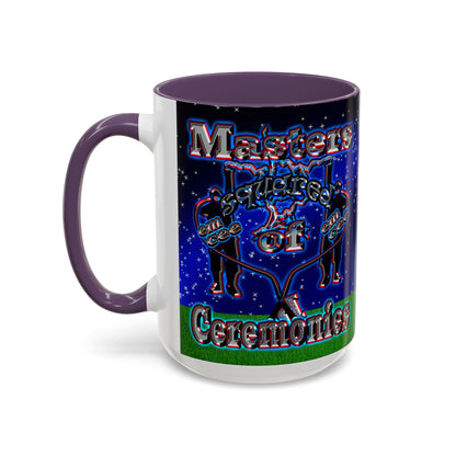 em cee squared - Accent Mug ('snoops' background)