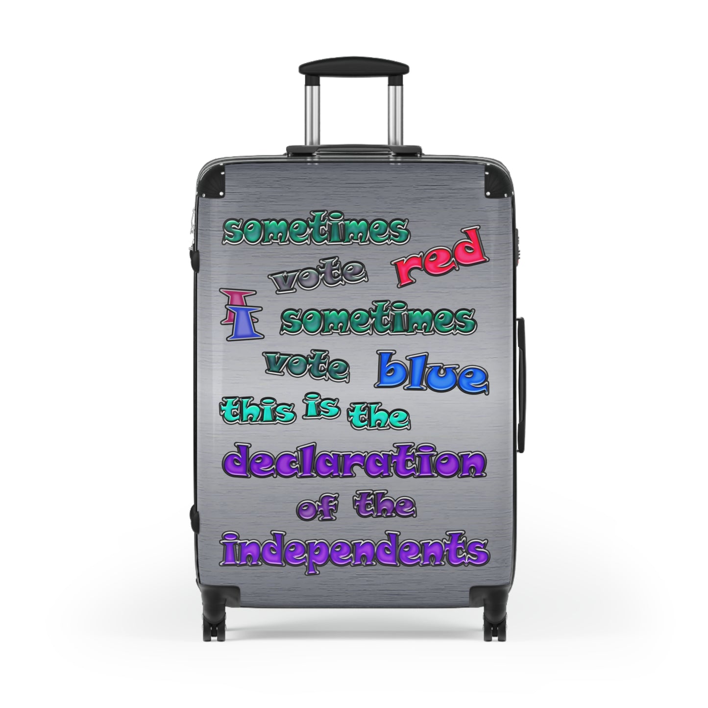 declaration of the independents - Suitcase (brushed nickel)