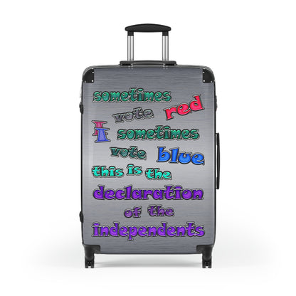 declaration of the independents - Suitcase (brushed nickel)