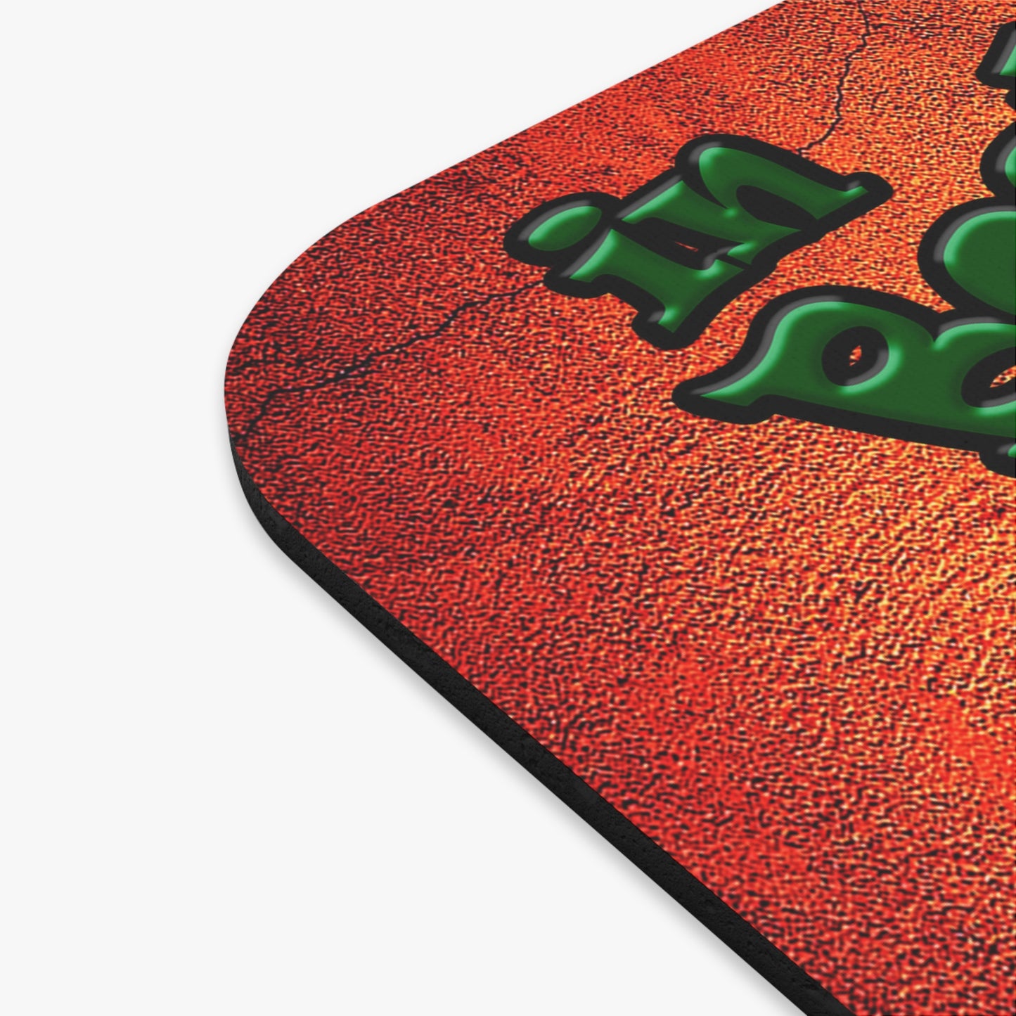 celtics logo - Mouse Pad (Rectangle) (burnt orange)