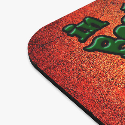 celtics logo - Mouse Pad (Rectangle) (burnt orange)